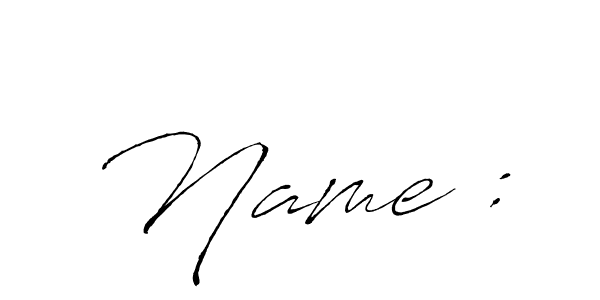 How to make Name : signature? Antro_Vectra is a professional autograph style. Create handwritten signature for Name : name. Name : signature style 6 images and pictures png