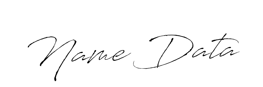 It looks lik you need a new signature style for name Name Data. Design unique handwritten (Antro_Vectra) signature with our free signature maker in just a few clicks. Name Data signature style 6 images and pictures png