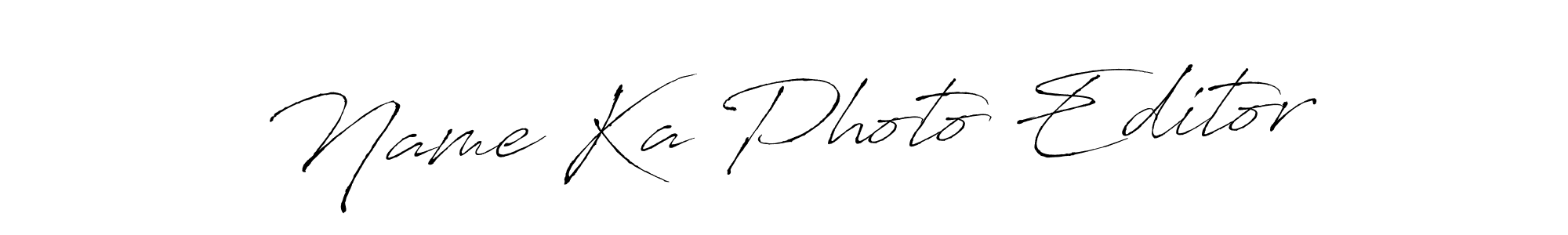 Name Ka Photo Editor stylish signature style. Best Handwritten Sign (Antro_Vectra) for my name. Handwritten Signature Collection Ideas for my name Name Ka Photo Editor. Name Ka Photo Editor signature style 6 images and pictures png