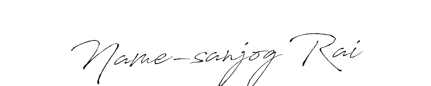 Use a signature maker to create a handwritten signature online. With this signature software, you can design (Antro_Vectra) your own signature for name Name-sanjog Rai. Name-sanjog Rai signature style 6 images and pictures png