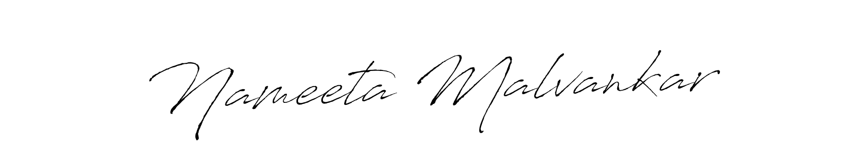 Similarly Antro_Vectra is the best handwritten signature design. Signature creator online .You can use it as an online autograph creator for name Nameeta Malvankar. Nameeta Malvankar signature style 6 images and pictures png