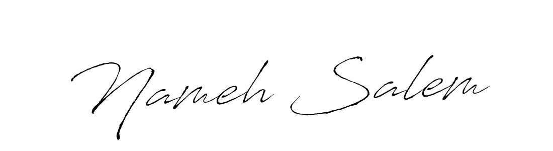 It looks lik you need a new signature style for name Nameh Salem. Design unique handwritten (Antro_Vectra) signature with our free signature maker in just a few clicks. Nameh Salem signature style 6 images and pictures png