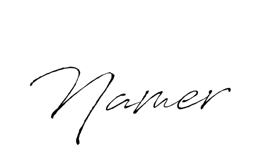 Antro_Vectra is a professional signature style that is perfect for those who want to add a touch of class to their signature. It is also a great choice for those who want to make their signature more unique. Get Namer name to fancy signature for free. Namer signature style 6 images and pictures png