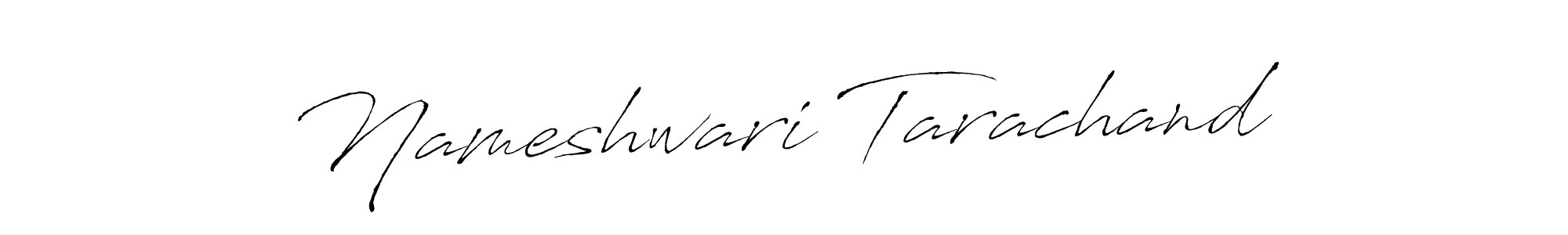 Use a signature maker to create a handwritten signature online. With this signature software, you can design (Antro_Vectra) your own signature for name Nameshwari Tarachand. Nameshwari Tarachand signature style 6 images and pictures png