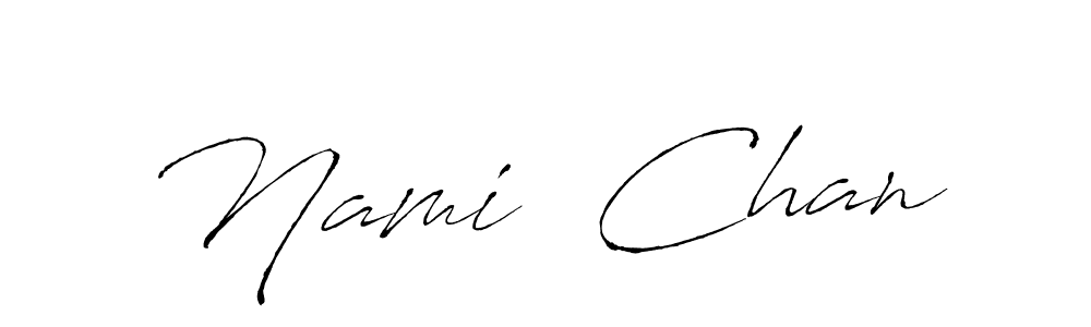 Here are the top 10 professional signature styles for the name Nami  Chan. These are the best autograph styles you can use for your name. Nami  Chan signature style 6 images and pictures png