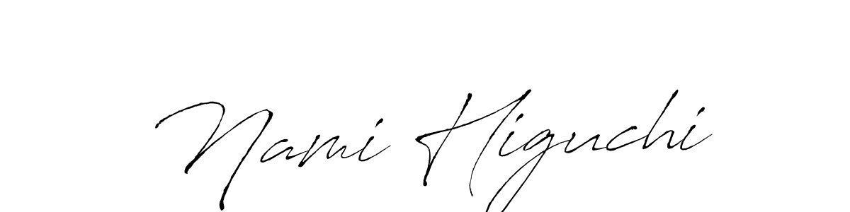 You can use this online signature creator to create a handwritten signature for the name Nami Higuchi. This is the best online autograph maker. Nami Higuchi signature style 6 images and pictures png