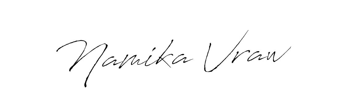You should practise on your own different ways (Antro_Vectra) to write your name (Namika Vraw) in signature. don't let someone else do it for you. Namika Vraw signature style 6 images and pictures png
