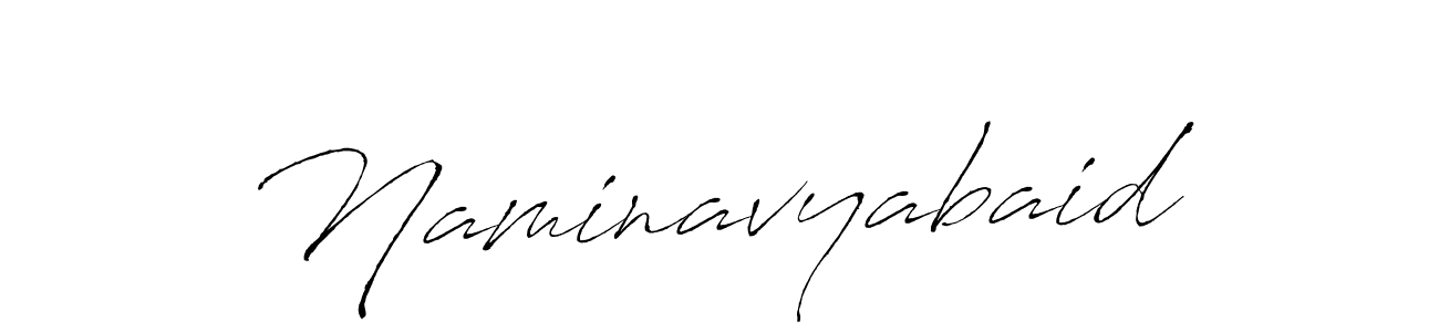 Make a beautiful signature design for name Naminavyabaid. With this signature (Antro_Vectra) style, you can create a handwritten signature for free. Naminavyabaid signature style 6 images and pictures png