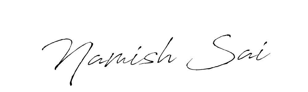 Once you've used our free online signature maker to create your best signature Antro_Vectra style, it's time to enjoy all of the benefits that Namish Sai name signing documents. Namish Sai signature style 6 images and pictures png