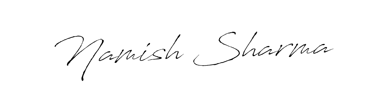 Also we have Namish Sharma name is the best signature style. Create professional handwritten signature collection using Antro_Vectra autograph style. Namish Sharma signature style 6 images and pictures png