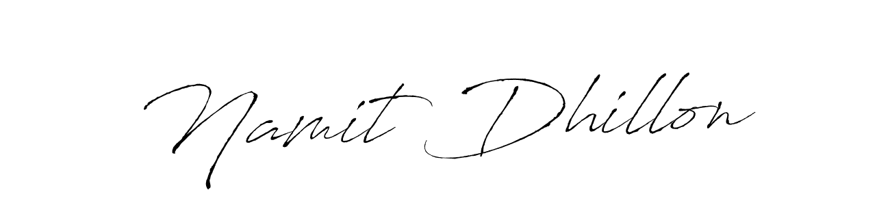 Also we have Namit Dhillon name is the best signature style. Create professional handwritten signature collection using Antro_Vectra autograph style. Namit Dhillon signature style 6 images and pictures png