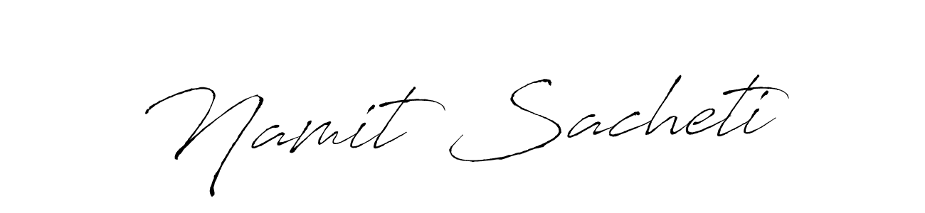 This is the best signature style for the Namit Sacheti name. Also you like these signature font (Antro_Vectra). Mix name signature. Namit Sacheti signature style 6 images and pictures png