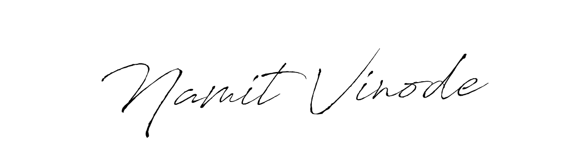 Also we have Namit Vinode name is the best signature style. Create professional handwritten signature collection using Antro_Vectra autograph style. Namit Vinode signature style 6 images and pictures png