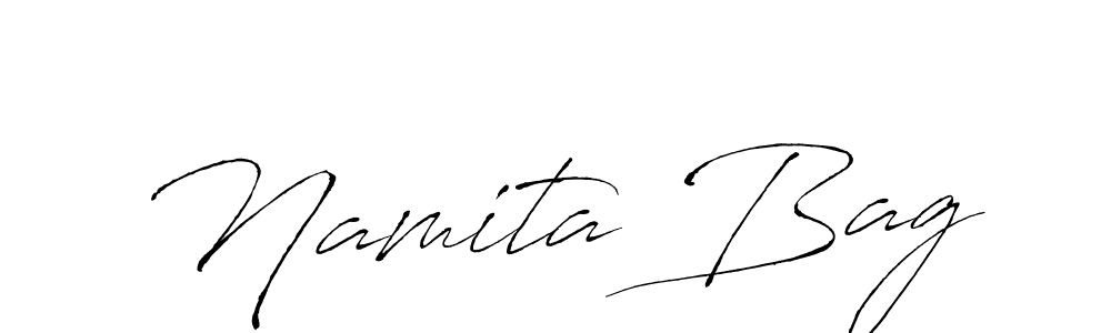 Also You can easily find your signature by using the search form. We will create Namita Bag name handwritten signature images for you free of cost using Antro_Vectra sign style. Namita Bag signature style 6 images and pictures png