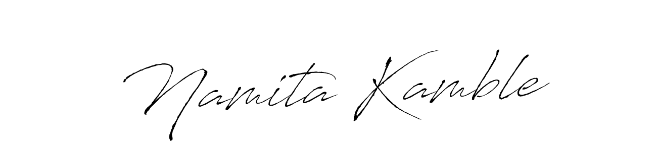 Use a signature maker to create a handwritten signature online. With this signature software, you can design (Antro_Vectra) your own signature for name Namita Kamble. Namita Kamble signature style 6 images and pictures png