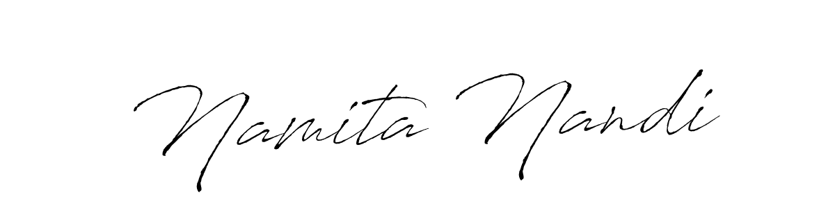 Use a signature maker to create a handwritten signature online. With this signature software, you can design (Antro_Vectra) your own signature for name Namita Nandi. Namita Nandi signature style 6 images and pictures png