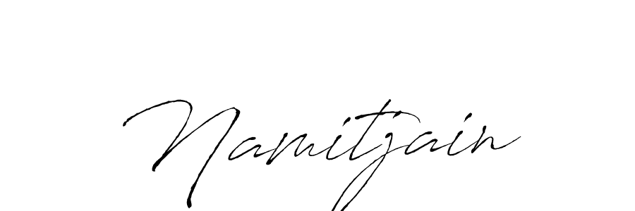 if you are searching for the best signature style for your name Namitjain. so please give up your signature search. here we have designed multiple signature styles  using Antro_Vectra. Namitjain signature style 6 images and pictures png