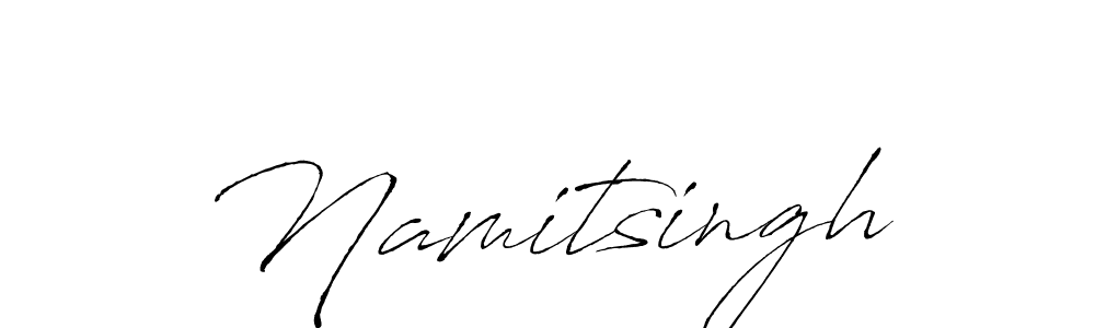Also we have Namitsingh name is the best signature style. Create professional handwritten signature collection using Antro_Vectra autograph style. Namitsingh signature style 6 images and pictures png