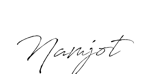 How to make Namjot signature? Antro_Vectra is a professional autograph style. Create handwritten signature for Namjot name. Namjot signature style 6 images and pictures png