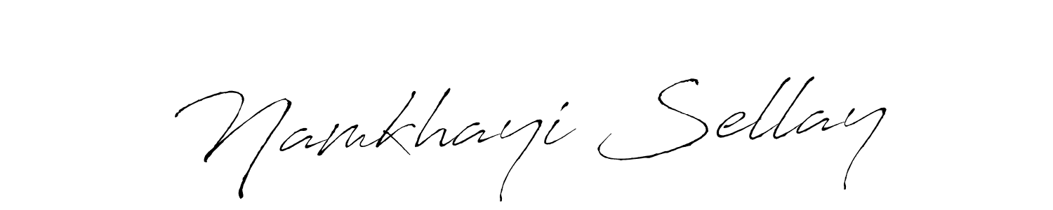 How to make Namkhayi Sellay signature? Antro_Vectra is a professional autograph style. Create handwritten signature for Namkhayi Sellay name. Namkhayi Sellay signature style 6 images and pictures png