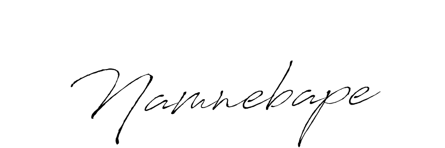 You should practise on your own different ways (Antro_Vectra) to write your name (Namnebape) in signature. don't let someone else do it for you. Namnebape signature style 6 images and pictures png