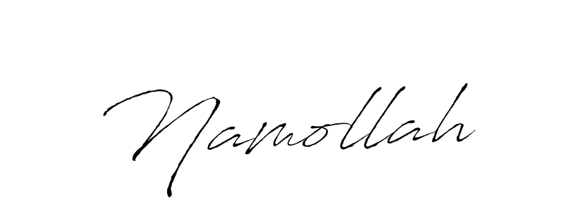 How to make Namollah name signature. Use Antro_Vectra style for creating short signs online. This is the latest handwritten sign. Namollah signature style 6 images and pictures png