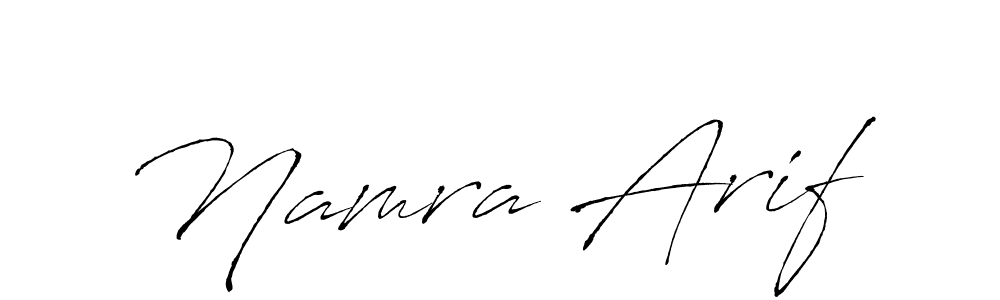 Also You can easily find your signature by using the search form. We will create Namra Arif name handwritten signature images for you free of cost using Antro_Vectra sign style. Namra Arif signature style 6 images and pictures png