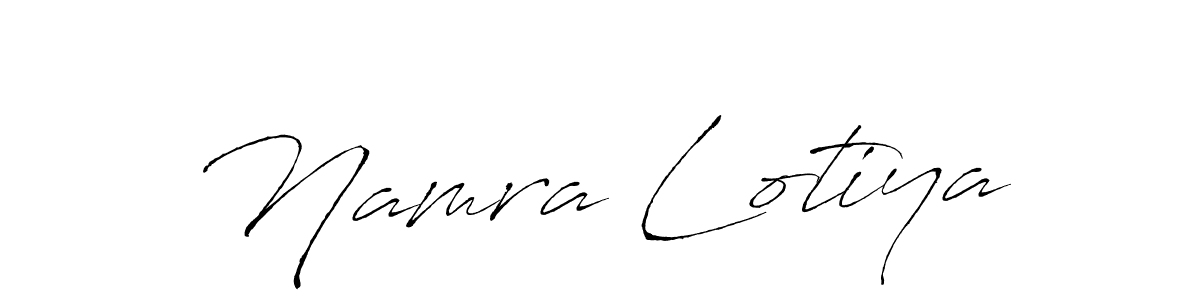 Use a signature maker to create a handwritten signature online. With this signature software, you can design (Antro_Vectra) your own signature for name Namra Lotiya. Namra Lotiya signature style 6 images and pictures png