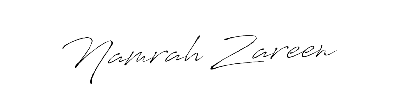 Also You can easily find your signature by using the search form. We will create Namrah Zareen name handwritten signature images for you free of cost using Antro_Vectra sign style. Namrah Zareen signature style 6 images and pictures png