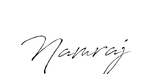 How to make Namraj signature? Antro_Vectra is a professional autograph style. Create handwritten signature for Namraj name. Namraj signature style 6 images and pictures png