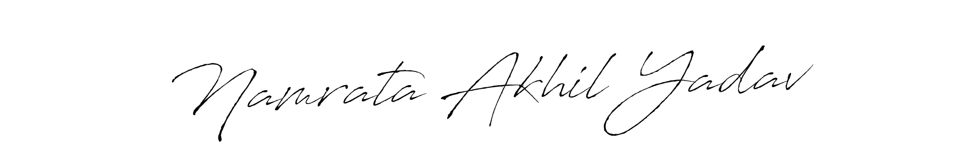 Once you've used our free online signature maker to create your best signature Antro_Vectra style, it's time to enjoy all of the benefits that Namrata Akhil Yadav name signing documents. Namrata Akhil Yadav signature style 6 images and pictures png