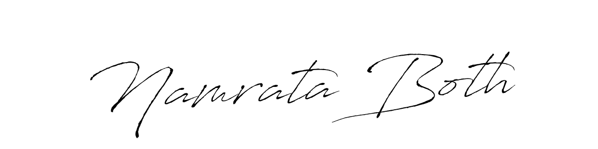 How to make Namrata Both signature? Antro_Vectra is a professional autograph style. Create handwritten signature for Namrata Both name. Namrata Both signature style 6 images and pictures png