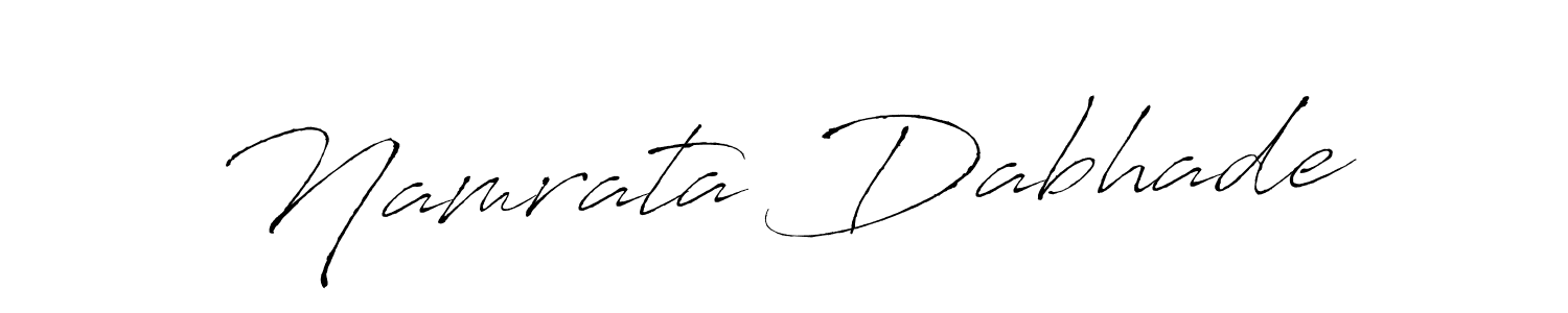 Make a beautiful signature design for name Namrata Dabhade. Use this online signature maker to create a handwritten signature for free. Namrata Dabhade signature style 6 images and pictures png