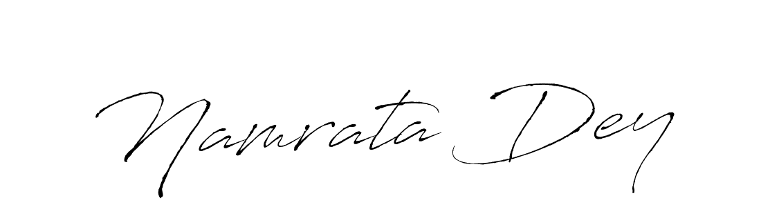 Design your own signature with our free online signature maker. With this signature software, you can create a handwritten (Antro_Vectra) signature for name Namrata Dey. Namrata Dey signature style 6 images and pictures png