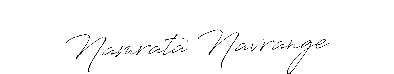 Design your own signature with our free online signature maker. With this signature software, you can create a handwritten (Antro_Vectra) signature for name Namrata Navrange. Namrata Navrange signature style 6 images and pictures png