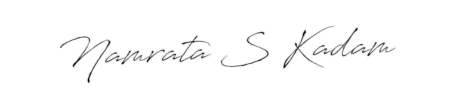 How to make Namrata S Kadam signature? Antro_Vectra is a professional autograph style. Create handwritten signature for Namrata S Kadam name. Namrata S Kadam signature style 6 images and pictures png