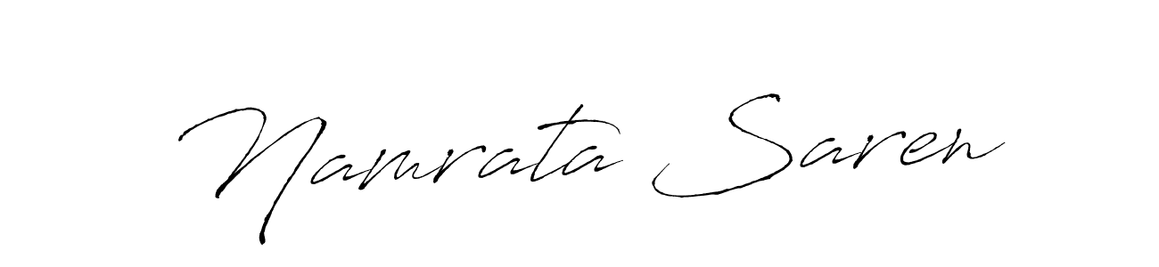 The best way (Antro_Vectra) to make a short signature is to pick only two or three words in your name. The name Namrata Saren include a total of six letters. For converting this name. Namrata Saren signature style 6 images and pictures png