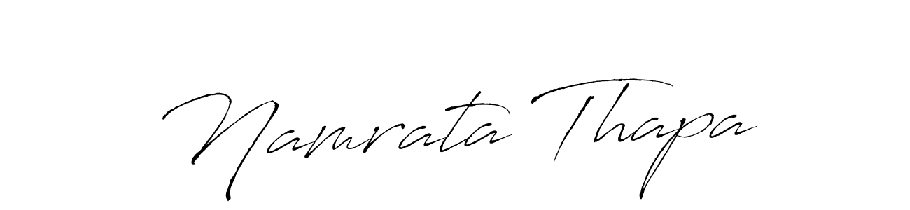 How to make Namrata Thapa signature? Antro_Vectra is a professional autograph style. Create handwritten signature for Namrata Thapa name. Namrata Thapa signature style 6 images and pictures png