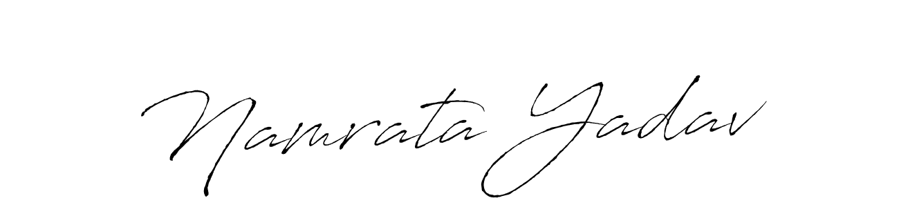 The best way (Antro_Vectra) to make a short signature is to pick only two or three words in your name. The name Namrata Yadav include a total of six letters. For converting this name. Namrata Yadav signature style 6 images and pictures png