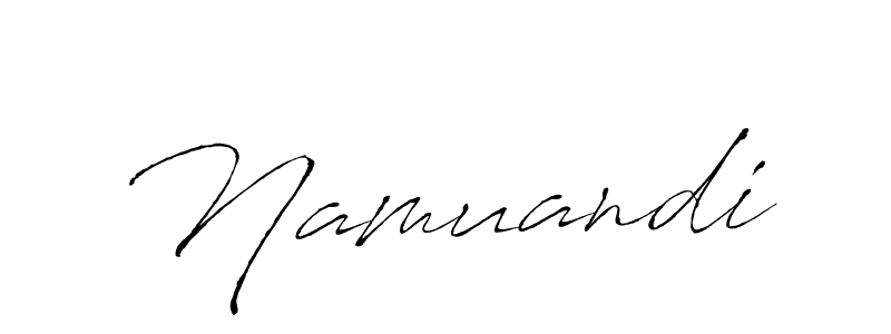 Also You can easily find your signature by using the search form. We will create Namuandi name handwritten signature images for you free of cost using Antro_Vectra sign style. Namuandi signature style 6 images and pictures png