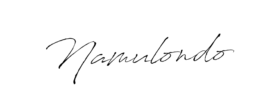 Use a signature maker to create a handwritten signature online. With this signature software, you can design (Antro_Vectra) your own signature for name Namulondo. Namulondo signature style 6 images and pictures png
