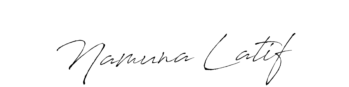 Once you've used our free online signature maker to create your best signature Antro_Vectra style, it's time to enjoy all of the benefits that Namuna Latif name signing documents. Namuna Latif signature style 6 images and pictures png