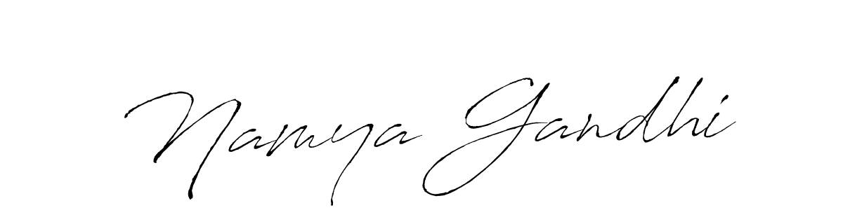 It looks lik you need a new signature style for name Namya Gandhi. Design unique handwritten (Antro_Vectra) signature with our free signature maker in just a few clicks. Namya Gandhi signature style 6 images and pictures png