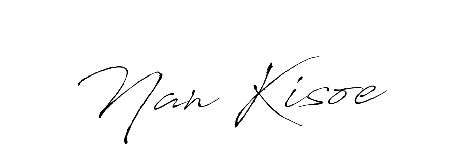 This is the best signature style for the Nan Kisoe name. Also you like these signature font (Antro_Vectra). Mix name signature. Nan Kisoe signature style 6 images and pictures png