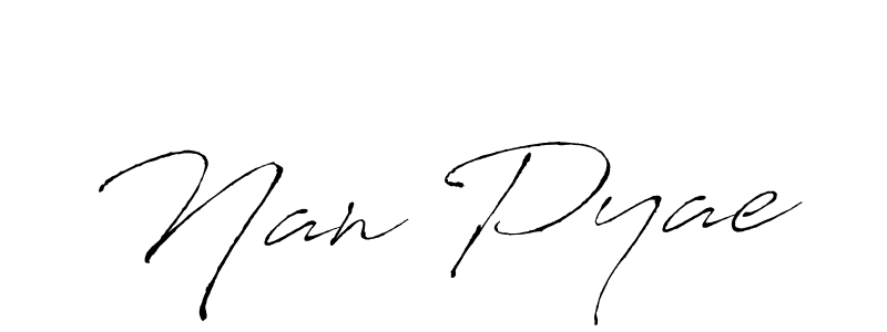 This is the best signature style for the Nan Pyae name. Also you like these signature font (Antro_Vectra). Mix name signature. Nan Pyae signature style 6 images and pictures png