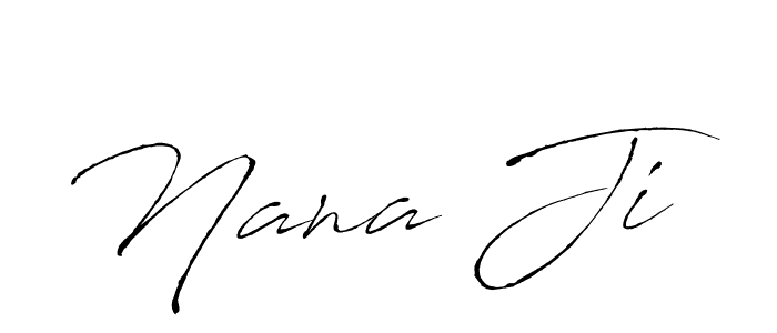 The best way (Antro_Vectra) to make a short signature is to pick only two or three words in your name. The name Nana Ji include a total of six letters. For converting this name. Nana Ji signature style 6 images and pictures png