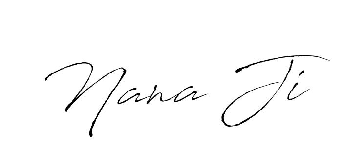 Make a beautiful signature design for name Nana Ji. Use this online signature maker to create a handwritten signature for free. Nana Ji signature style 6 images and pictures png