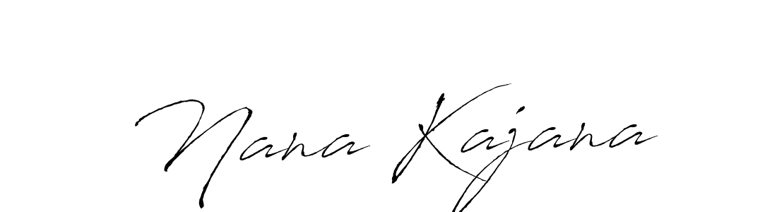 You should practise on your own different ways (Antro_Vectra) to write your name (Nana Kajana) in signature. don't let someone else do it for you. Nana Kajana signature style 6 images and pictures png