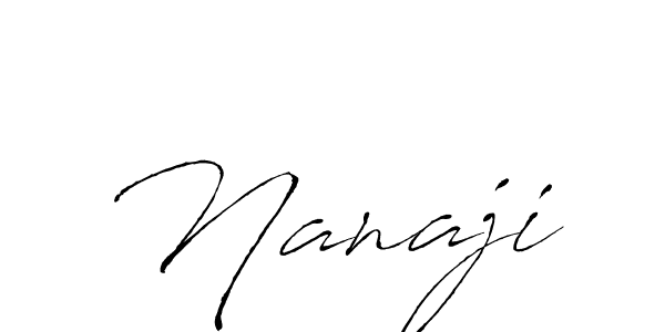 Make a beautiful signature design for name Nanaji. Use this online signature maker to create a handwritten signature for free. Nanaji signature style 6 images and pictures png