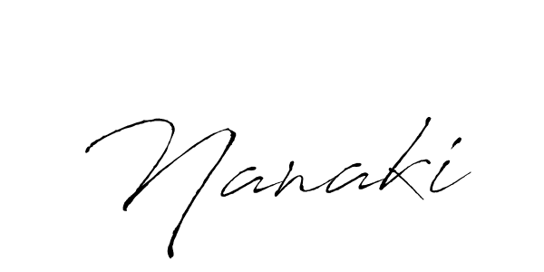 How to make Nanaki name signature. Use Antro_Vectra style for creating short signs online. This is the latest handwritten sign. Nanaki signature style 6 images and pictures png